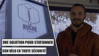 La Ruche à vélos  une solution pour stationner son vélo en toute sécurité [upl. by Sibell]