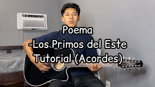 Poema Los Primos del Este Tutorial Acordes [upl. by Catima]