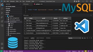 Connect to MySQL Database and Run SQL Queries Using Visual Studio Code 2022 and MySQL Extension [upl. by Socem964]