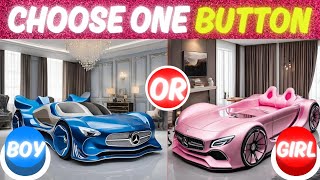 Choose One Button  Boys vs Girls Edition 💎💲 Quizzer World [upl. by Arihas589]