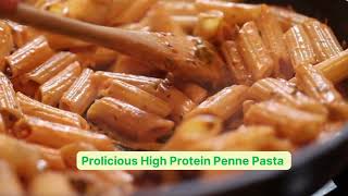 Prolicious High Protein Penne Pasta video [upl. by Baram]