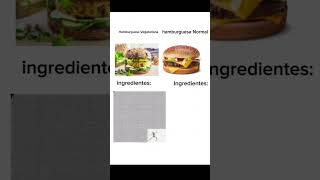 Hamburguesa Vegetariana Vs Normal food meat memes steak humor [upl. by Annawd]