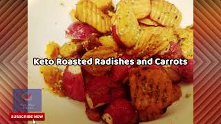 Air fryer Keto Roasted Radishes amp Carrots [upl. by Milewski]