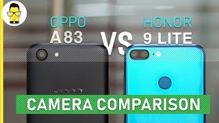 Oppo A83 vs Honor 9 lite  Camera Comparison [upl. by Dnomayd]