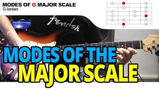 Modes of the Major Scale  Guitar Lesson [upl. by Eshelman150]