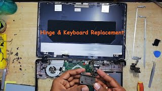 Acer Aspire ES1533 Series Hinge amp Keyboard Replacement  How to Replace Hinge Keyboard ES1533P4PA [upl. by Moritz]