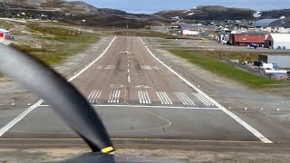 Landing behind Tarragon Aircraft at Hammerfest Airport VL3 Landing 3rd of 4Ship Formation [upl. by Enelav]