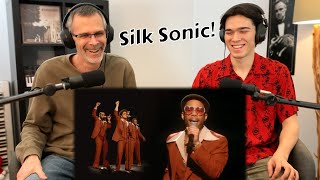 Dad amp Son React to Silk Sonic “Leave The Door Open” Live at the Grammys [upl. by Eniowtna808]