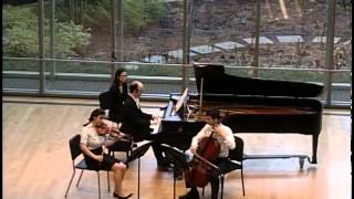 Mendelssohn Piano Trio in d minor mvt 3  Andrew Rosenblum Nicole Sauder Liam Veuve [upl. by Adehsar64]