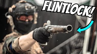 18th Century Flintlock Cant Stop Making Airsoft Players Giggle [upl. by Aundrea685]