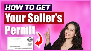 How to Get Your Seller’s Permit EASY Free Walkthrough 2023 [upl. by Yleek921]