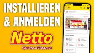 Netto App installieren amp anmelden  Netto App Tutorial [upl. by Nylirahs]