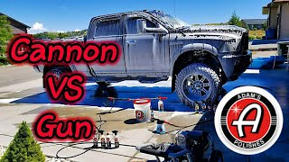 Adams Foam Gun vs Foam Cannon Comparison Review [upl. by Jovitah]