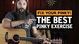 The BEST Beginner Guitar Exercise for Pinky Strength [upl. by Adebayo]