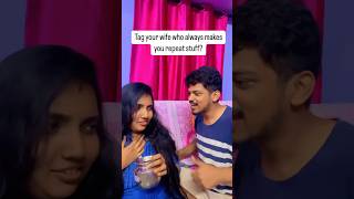 Ennama Ipdi vandhu maatikiten😆✌️ comedy husbandwifecomedy trendingonshorts [upl. by Zumstein856]