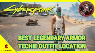 Cyberpunk 2077  Best Armor Set Location Legendary Clothes Location Techie Outfit Location [upl. by Illac]