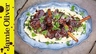 Slow Cooked Lamb Shanks  Jamie Oliver [upl. by Sateia]