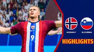 Norway Vs Slovenia Match HIGHLIGHTS  UEFA National League [upl. by Nawiat]