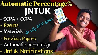 How to calculate Jntuk SGPA CGPA Automatic in Telugu  JNTUK MATERIALS  jntuk updates [upl. by Beisel]