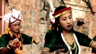 KhambaThoibi dance depicting the epic love story of a poor boy and Moirang princess [upl. by Gebhardt354]