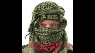 Ex SAS Soldier Rusty Firmin Basic ways on how to wear a shemagh [upl. by Esinyt]