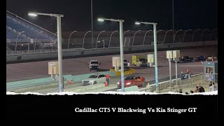 KIA STINGER GT VS CADILLAC CT5 V BLACKWING HD 1080p [upl. by Rramel]