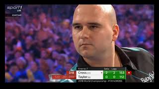 Rob Cross  153 Checkout  Final  2018 World Darts Championship [upl. by Nyllij]