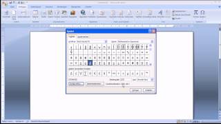 Word 2007  EntsprichtZeichen einfügen [upl. by Sunny29]