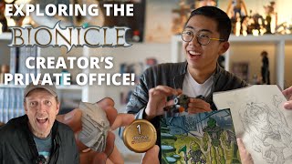 Uncovering LEGO History in Bionicle Creator Christian Fabers Private Office [upl. by Eelnodnarb]