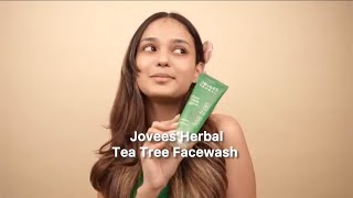 Jovees Tea Tree Oil Control Face Wash  Oily amp Acne Prone Skin [upl. by Rossi467]