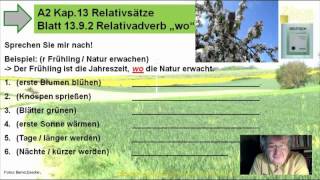 Deutsch Gram z Nachsprechen A2 Kap13 Relativsätze Bl1392 [upl. by Rosalyn269]