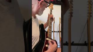 Squier Classic Vibe Bass VI guitar  Descending Riff to Em [upl. by Htidirrem]