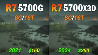 AMD Ryzen 7 5700X3D vs R7 5700G  Wich one is Better in Games [upl. by Wynny]