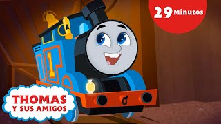 Thomas y Sus Amigos Trenes A Todo Vapor Me siento afortunado  Más Canciones Infantiles [upl. by Liryc]