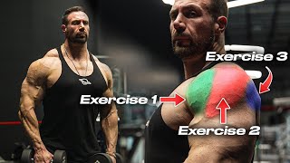 THE 4 BEST exercises for HUGE shoulders IT’S SIMPLE [upl. by Nnazus120]