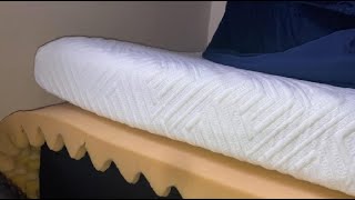 Novilla Mattress Topper Queen 3 Inch Dual Layer Memory Foam Mattress Topper Review Very high quali [upl. by Haag]