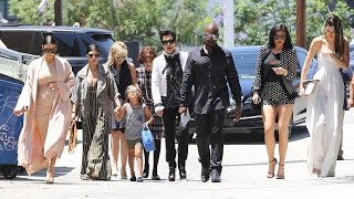 The Kardashian Klan Catch Phantom Of The Opera In Hollywood [upl. by Ymmat185]