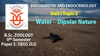 Unit 1 Topic 2 Water Dipolar Nature [upl. by Nilla]