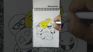 Doodle art for beginners how to draw doodle art  doodle trending shorts satisfying [upl. by Ainesej]