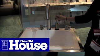 Delta Pilar Faucet with Touch Technology  This Old House [upl. by Maitund]