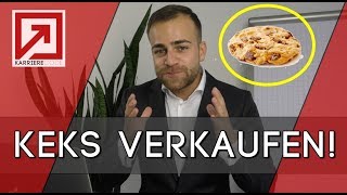 Vorstellungsgespräch  verkaufen Sie mir diesen Keks [upl. by Oirifrop]