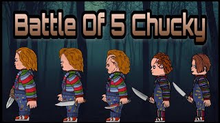 🔥 Battle Of 5 Chuckys  Chucky 2 Full Horror Movie  2D Animo [upl. by Qooraf744]