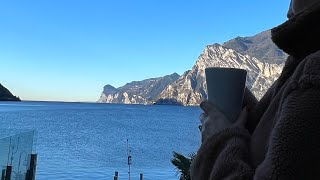 Hotel lago di Garda Italy NagoTorbole Garda Lake Winter [upl. by Lleze340]