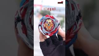 Zest Achilles ILEGAL MOD L  GEAR 🔥🚫 Beyblade Burst BU shorts [upl. by Varden]