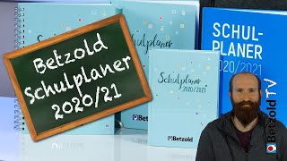 Betzold Schulplaner 20202021  Hands On  Betzold TV [upl. by Ellak]