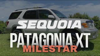 EASIEST WAY TO FIT 33 INCH TIRES  1ST GEN TOYOTA SEQUOIA  PATAGONIA XT 25580R17 [upl. by Jojo]