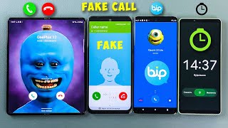 Alarm  Fake Call  BiP  Incoming Call Z Fold 4 amp Sony X10V amp Moto E40N amp Xiaomi RN11 [upl. by Airdnaxela783]