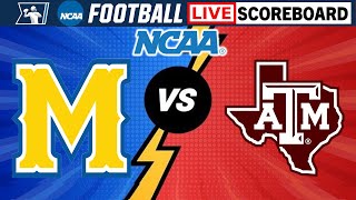 McNeese Cowboys vs Texas AampM Aggies  NCAA Football Live Scoreboard [upl. by Zellner]