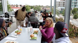 Random Act of Kindness  Formerly Homeless Man Takes Homeless People Out To Breakfast [upl. by Noswad606]