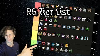 R6 Operator Tier List [upl. by Finkelstein]